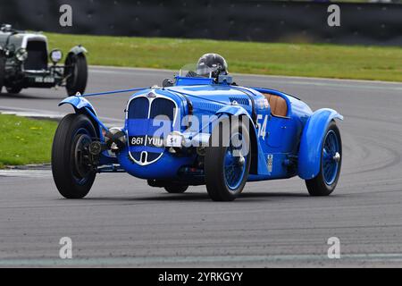 Ross Keeling, Delahaye 135MS, Fox and Nicholl Trophy Race ein 15-minütiges Rennen für Standard- und modifizierte Vorkriegssportwagen, VSCC Silverstone Spring Stockfoto