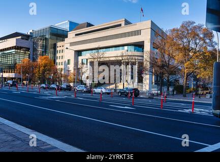 Washington, USA. Dezember 2024. WASHINGTON, DC - DEZEMBER 03: Die kanadische Botschaft in Washington, DC (Foto: Tony Quinn/SipaUSA) Credit: SIPA USA/Alamy Live News Stockfoto