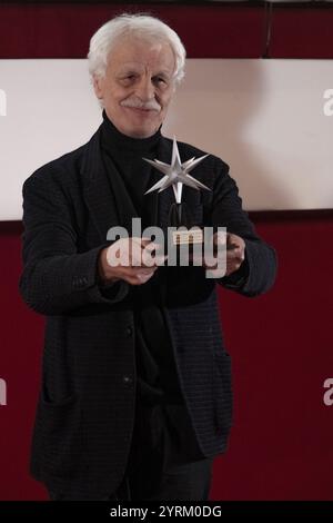 TURIN, ITALIEN - 26. NOVEMBER: Miche Placido nimmt am 42. Torino Film Festival 2024 Teil und erhält den Preis „Stella della Mole“ Stockfoto