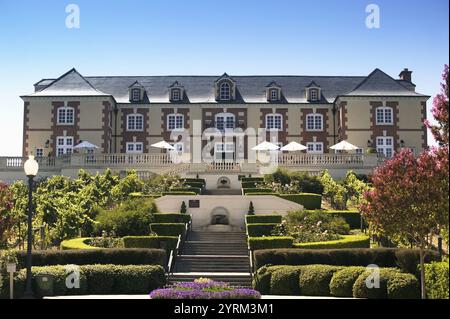 Domaine Carneros Weingut im Napa Valley. Kalifornien, USA Stockfoto