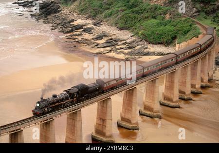 Outeniqua Choo-Tjoe Dampfzug. Südafrika Stockfoto