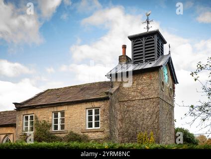 Großbritannien, County Durham, Lartington, Tower House, ungewöhnliches Herrenhaus in Lartington Hall Stockfoto