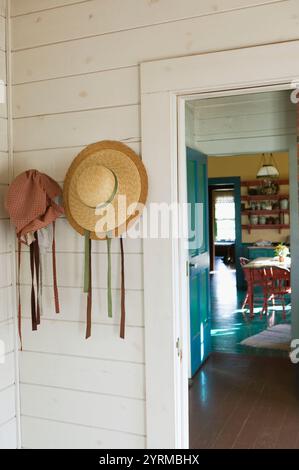 Lebendige Geschichte Bauernhöfe Museum. Familienheim Tangen. Außen. Des Moines. Iowa. USA. Stockfoto