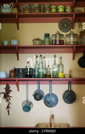 Lebendige Geschichte Bauernhöfe Museum. Familienheim Tangen. Außen. Des Moines. Iowa. USA. Stockfoto