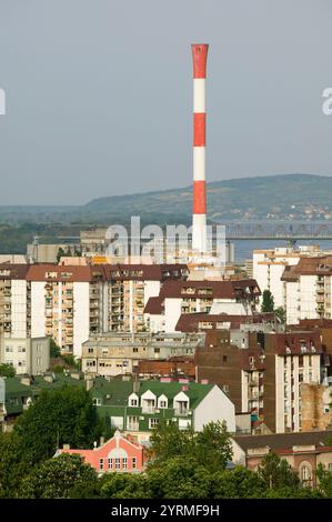 Serbien. Belgrad. Kalemegdan Zitadelle. Blick auf den Großraum Belgrad Stockfoto