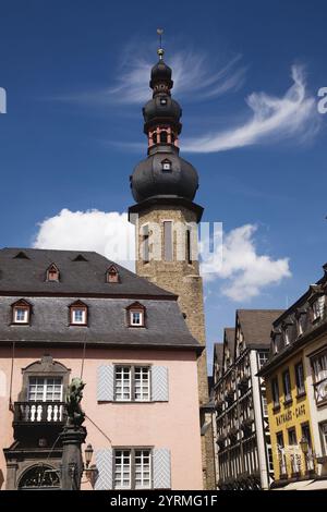 Deutschland, Rheinland-Pfaltz, Moseltal, Cochem, Straßen der Altstadt Stockfoto