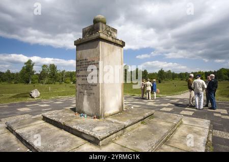 Deutschland, Niedersachsen, Bergen-Belsen KZ-Gedenkstätte für den 2. Weltkrieg Stockfoto