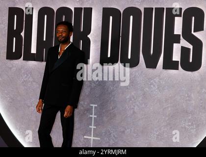 Omari Douglas besucht die Black Doves Season One World Premiere im BFI Southbank in Waterloo, London. Stockfoto