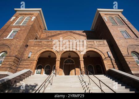 USA, Alabama, Birmingham, 16th Street Baptist Church, berühmt für seinen Teil im Kampf um die Bürgerrechte der Afroamerikaner Stockfoto