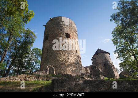 Lettland Lettland, Vidzeme, nordöstliche Region, Gauja Nationalpark, Cesis, Cesis Burg Stockfoto