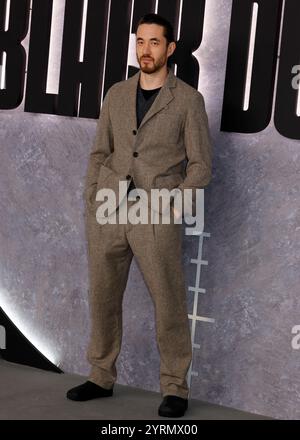 London, Großbritannien. Dezember 2024. Andrew Koji besucht die Black Doves Season One World Premiere im BFI Southbank in Waterloo, London. (Foto: Cat Morley/SOPA Images/SIPA USA) Credit: SIPA USA/Alamy Live News Stockfoto