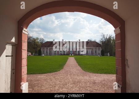 Estland, Nordostestland, Lahemaa-Nationalpark, Sagadi, Sagadi Manor, b 1749, außen Stockfoto