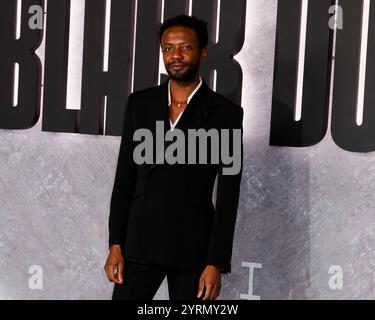 London, Großbritannien. Dezember 2024. Omari Douglas besucht die Black Doves Season One World Premiere im BFI Southbank in Waterloo, London. (Foto: Cat Morley/SOPA Images/SIPA USA) Credit: SIPA USA/Alamy Live News Stockfoto