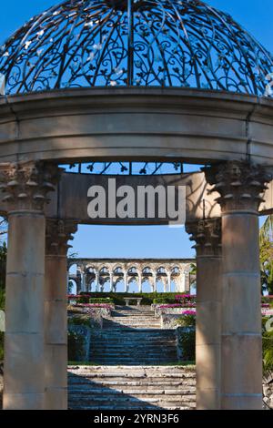 New Providence Island, Nassau, Paradise Island, Bahamas, Versailles Gärten Stockfoto