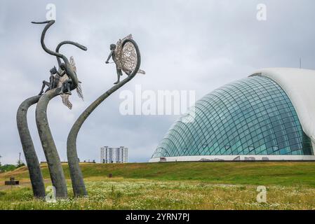 Georgien, Kutaisi, georgianisches Parlamentsgebäude, erbaut 2012. Stockfoto