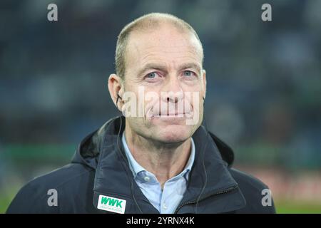 Jess Thorup (FC Augsburg, Cheftrainer, Karlsruher SC vs. FC Augsburg, Fussball, DFB-Pokal, Achtelfinale, 2024/2025, 04.12.2024, DFL-VORSCHRIFTEN VERBIETEN JEDE VERWENDUNG VON FOTOGRAFIEN ALS BILDSEQUENZEN UND/ODER QUASI-VIDEO, Foto: Eibner-Pressefoto/Jan Prihoda Stockfoto