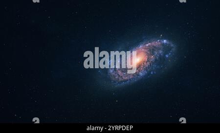 Deep Amazing Space Mit Galaxie Und Sternen. Wunderschönes Sternenbild Stockfoto