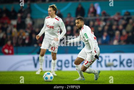 Köln, Deutschland. Dezember 2024. Linton Maina (Köln) 1. FC Köln - Hertha BSC Berlin 04.12.2024 Copyright (nur für journalistische Zwecke) by : Mor Stockfoto