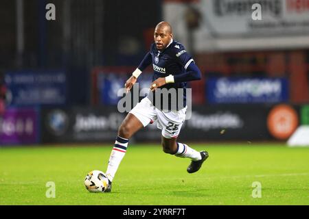 Dezember 2024; Dens Park, Dundee, Schottland: Schottischer Premiership Football, Dundee gegen Motherwell; Mohamad Sylla of Dundee Stockfoto