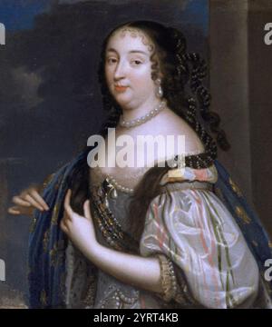 Charles Beaubrun - Charlotte Séguier - Château d'Azay-le-Rideau. Stockfoto