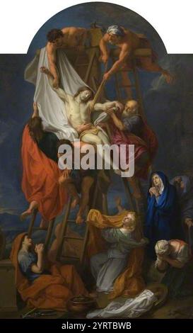 Charles Le Brun (1619-1690) - der Abstieg vom Kreuz Stockfoto