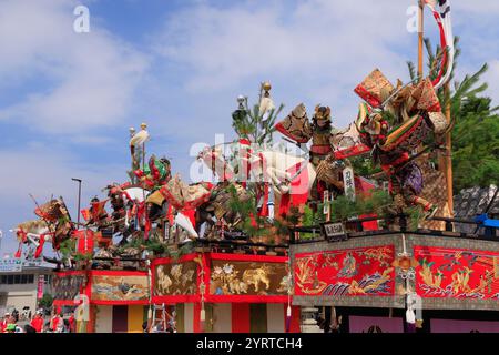 Tsuruga Festival: Wagen, Tsuruga Stadt, Präfektur Fukui Stockfoto