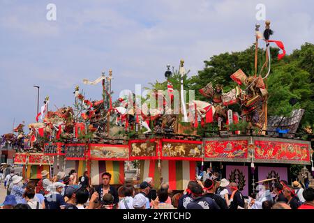 Tsuruga Festival: Wagen, Tsuruga Stadt, Präfektur Fukui Stockfoto