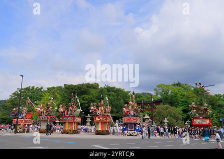 Tsuruga Festival: Wagen, Tsuruga Stadt, Präfektur Fukui Stockfoto