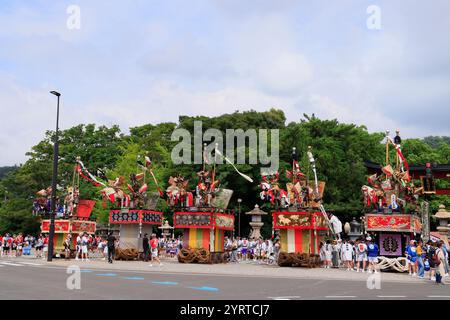 Tsuruga Festival: Wagen, Tsuruga Stadt, Präfektur Fukui Stockfoto