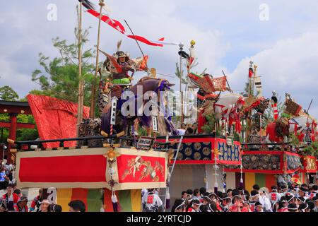 Tsuruga Festival: Wagen, Tsuruga Stadt, Präfektur Fukui Stockfoto