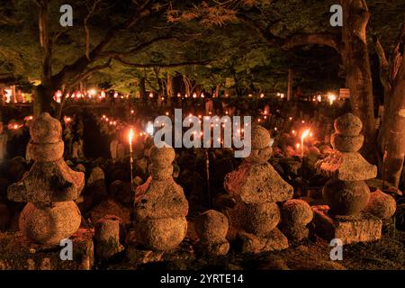 Adashino Nenbutsu Tempel: Sento Kuyo Kyoto Stadt, Präfektur Kyoto Stockfoto