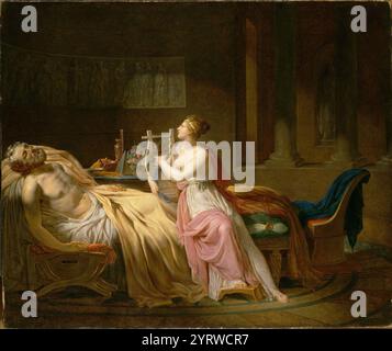 Circle of Jacques-Louis David - Calliope trauert Homer Stockfoto