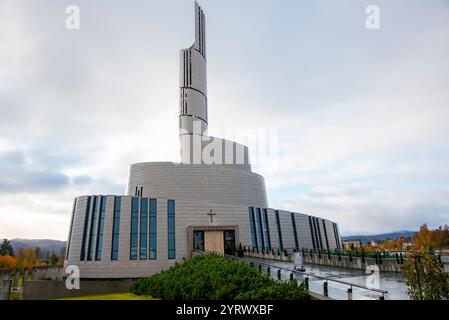 Kathedrale der Nordlichter in Alta - Norwegen Stockfoto