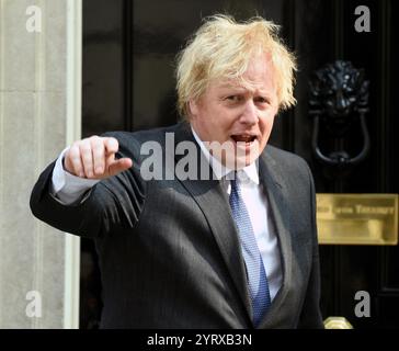 Boris Johnson (* 19. Juni 1964), britischer Politiker, der seit 2019 Premierminister des Vereinigten Königreichs und Vorsitzender der Konservativen Partei ist. Von 2016 bis 2018 war er Außenminister und von 2008 bis 2016 Bürgermeister von London. Juni 2020 Stockfoto