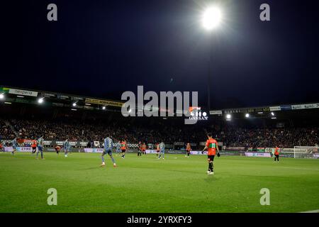 Nijmegen, Niederlande. Dezember 2024. NIJMEGEN, NIEDERLANDE - 1. DEZEMBER: Während des niederländischen Eredivisie-Spiels zwischen NEC Nijmegen und AFC Ajax im Goffert Stadion am 1. Dezember 2024 in Nijmegen, Niederlande. (Foto: Broer van den Boom/Orange Pictures) Credit: Orange Pics BV/Alamy Live News Stockfoto