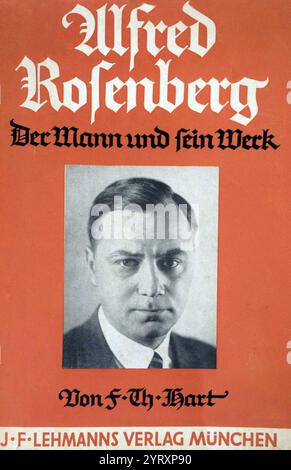 Alfred Ernst Rosenberg (1892 ? 1946) deutscher Nazi-Theoretiker und Ideologe. Er war Leiter des Auswärtigen Amtes der NSDAP während der gesamten Herrschaft des NS-Deutschlands (1933?1945) und leitete zwischen 1934 und 1945 das Amt Rosenberg, eine offizielle nationalsozialistische Einrichtung für Kulturpolitik und Überwachung. Er wurde zum Tode durch Erhängen verurteilt und am 16. Oktober 1946 hingerichtet. Stockfoto