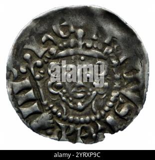 Heinrich III. Von eng; Land, Longcross Penny um 1300 Stockfoto