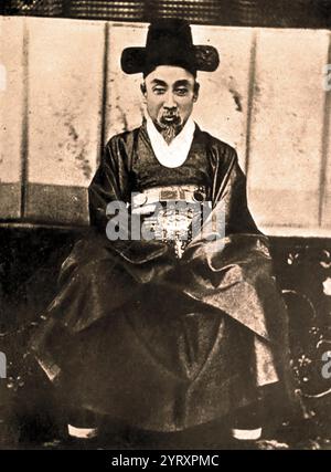 Die Daewongun, fotografiert von Homer B. Hulbert (1863 1949). Foto 1898. (Vater von König Gojong von Korea) Stockfoto