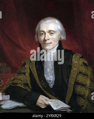 Spencer Perceval KC (1. November 1762 ? 11. Mai 1812) war ein britischer Staatsmann und Barrister, der vom Oktober 1809 bis zu seiner Ermordung im Mai 1812 Premierminister des Vereinigten Königreichs war. Er ist der einzige britische Premierminister, der ermordet wurde, und der einzige Generalstaatsanwalt, der Premierminister wurde. Stockfoto