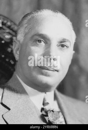 Rafael Leonidas Trujillo Martinez (1929 ? 1969), besser bekannt als Ramfis Trujillo, war der Sohn von Rafael Leonidas Trujillo, dem Diktator der Dominikanischen Republik, nach dessen Ermordung er 1961 kurzzeitig die Macht hielt. Als General der Armee lebte er das Leben eines rücksichtslosen und verwöhnten Playboys. Wegen seiner Unbarmherzigkeit und Grausamkeit ging er ins Exil nach Spanien, wo er nach einem Unfall mit einem Sportwagen an Wunden starb. Stockfoto