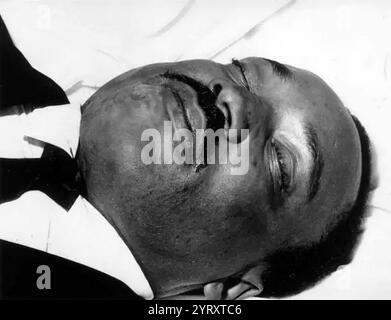 Beerdigung von Martin Luther King Jr. (1929 ? 1968) amerikanischer Baptist-Minister, Aktivist und politischer Philosoph, der von 1955 bis zu seinem Mord 1968 einer der prominentesten Führer der Bürgerrechtsbewegung war. Stockfoto