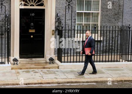 Ian Murray (Secretary of State for Scotland) in der Downing Street, London, um nach der Wahl seine neue Rolle in der Labour-Regierung zu übernehmen. Juli 2024. Stockfoto