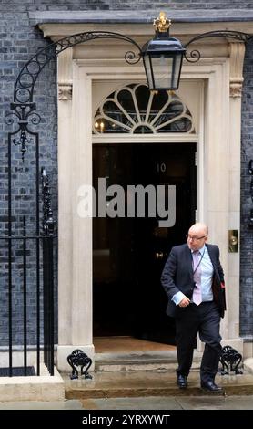 Richard Hermer, Baron Hermer (Attorney General for England and Wales), kam in der Londoner Downing Street an, um nach der Wahl seine neue Rolle in der Labour-Regierung zu übernehmen. Juli 2024. Stockfoto