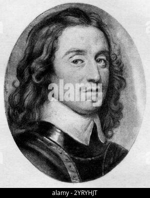 Henry Cromwell (20. Januar 1628? 23. März 1674) war der vierte Sohn von Oliver Cromwell und Elizabeth Bourchier und eine wichtige Persönlichkeit des parlamentarischen Regimes in Irland. Stockfoto