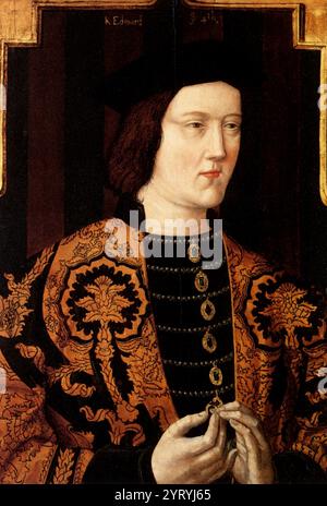 Eduard IV. (1442-1483) um 1520, postum Porträt Stockfoto