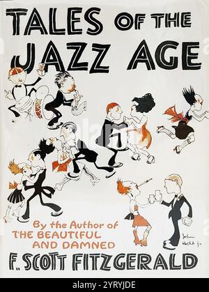 Cover einer 1922 erschienenen Ausgabe von F. Scott Fitzgeralds Buch Tales of the Jazz Age Stockfoto