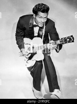 Foto von Chuck Berry um 1958. Stockfoto