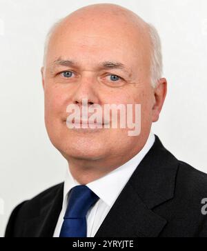 Ian Duncan Smith (* 1954), britischer Politiker, der von 2001 bis 2003 Vorsitzender der Konservativen Partei und Oppositionsführer war. Stockfoto