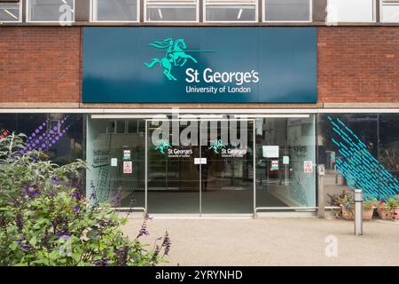 St George's Hospital, University of London, Tooting, London, SW17, England, Großbritannien Stockfoto