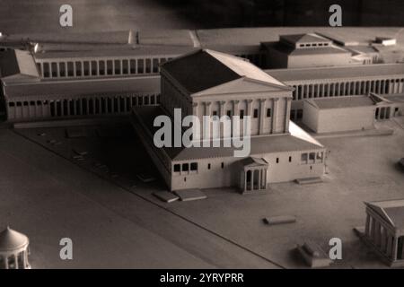 Modell zur Restaurierung der Agora in Athen, Griechenland. 2. Jahrhundert n. Chr Stockfoto